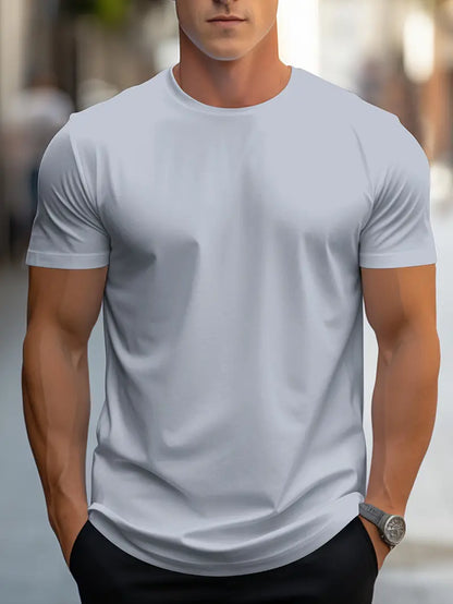 Herren T-Shirt Klassisch Rundhals