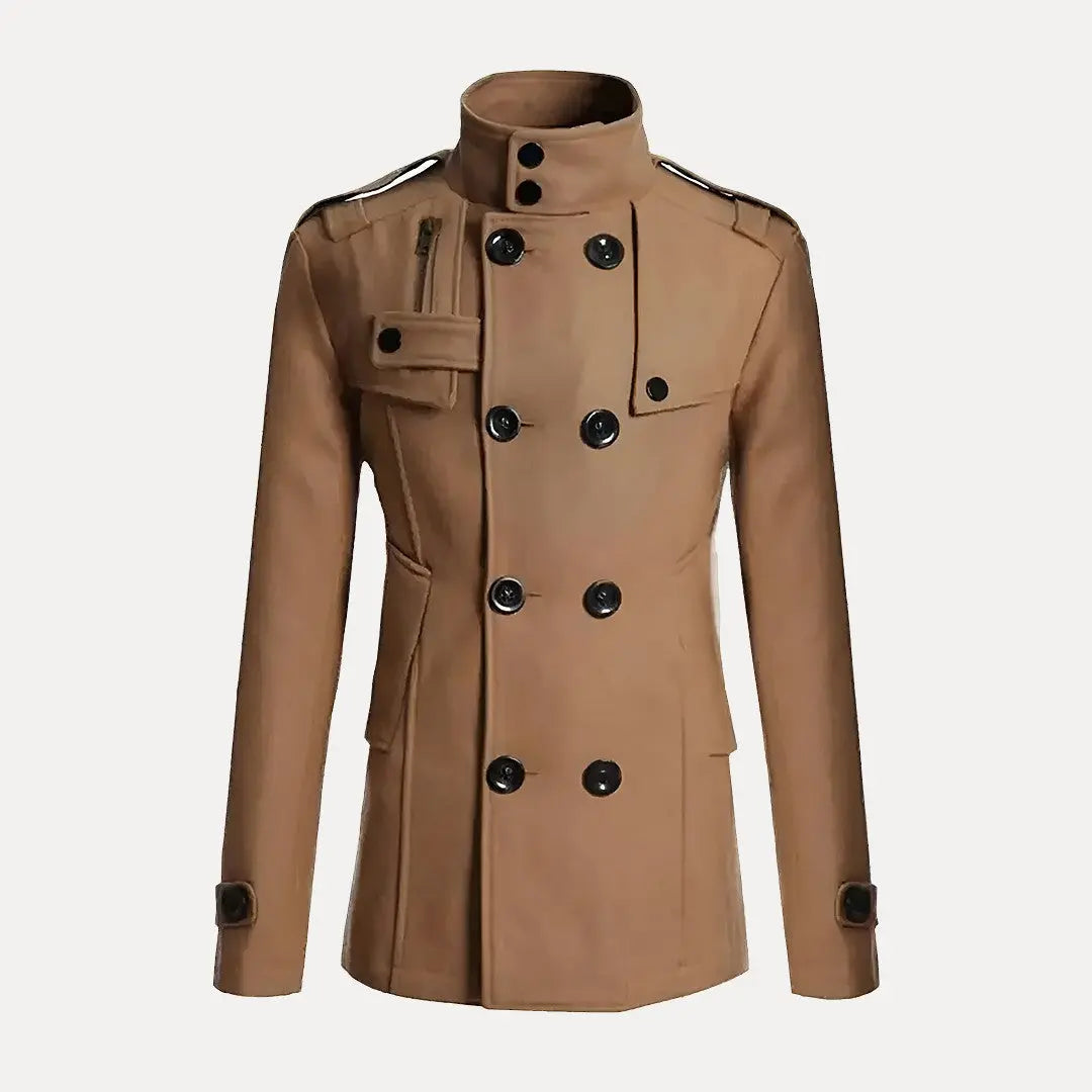 Stilvoller Herren Wintermantel Elegant - IdealeKleiden