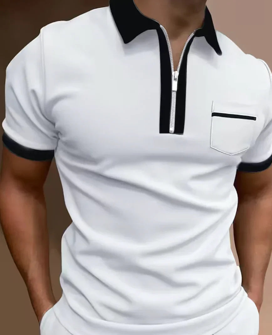 Herren Poloshirt Klassisch Elegant Design