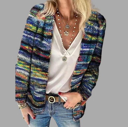 Stilvoller Strickcardigan Frauen Jessika Trend