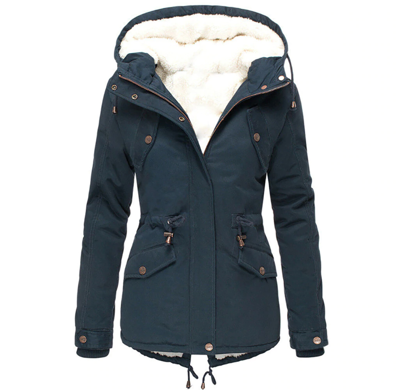 Herbst Winter Jacke Warm Bequem Damen
