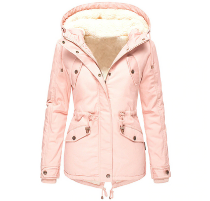 Herbst Winter Jacke Warm Bequem Damen
