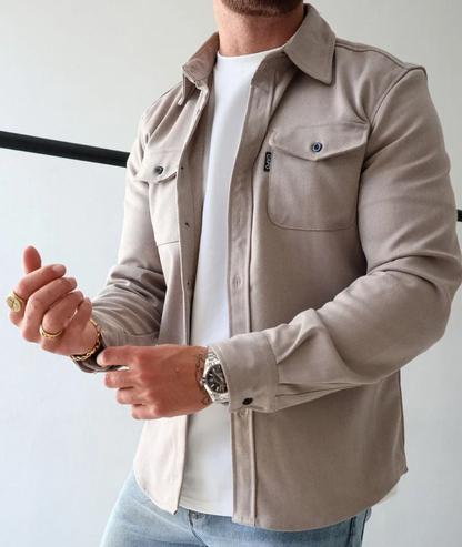 Herren Herbstjacke Stilvoll Wasserabweisend