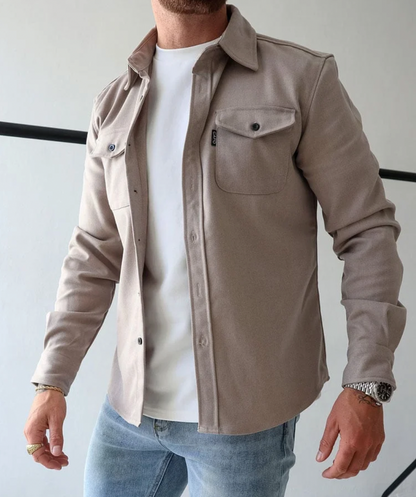 Herren Herbstjacke Stilvoll Wasserabweisend