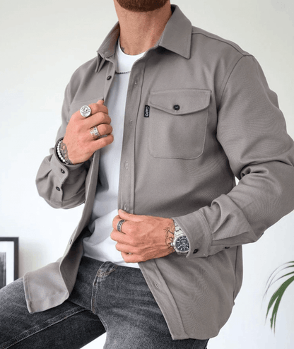 Stylisches Herrenhemd Modern Design