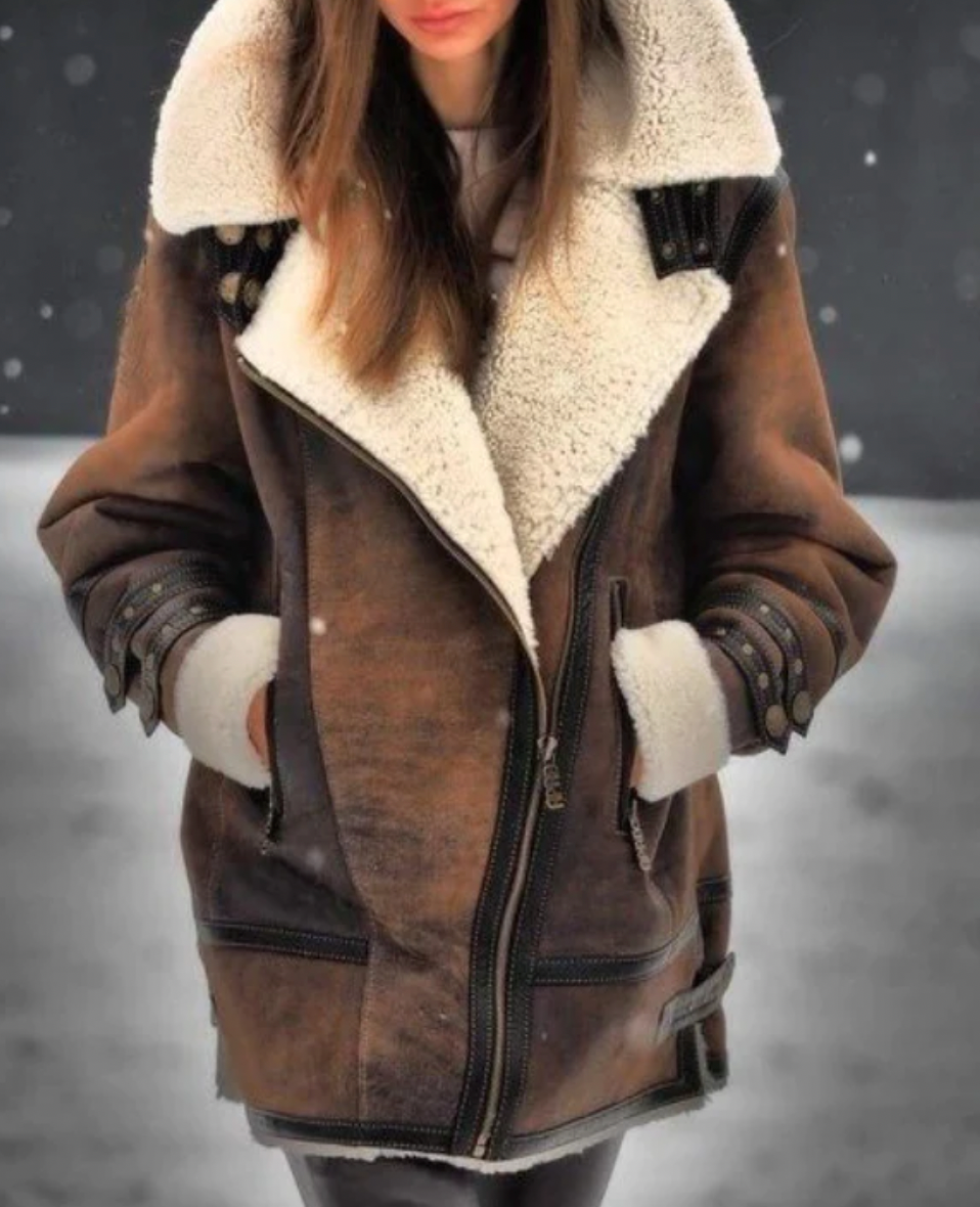 Winterjacke Damen Klassisch Bequem - IdealeKleiden