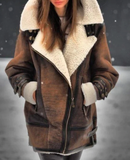 Winterjacke Damen Klassisch Bequem - IdealeKleiden