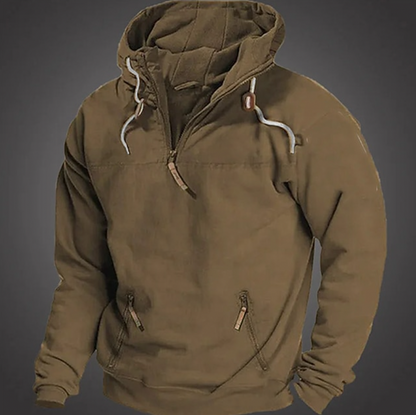 Herren Hoodie Sportlich Mit Kordelzugkapuze