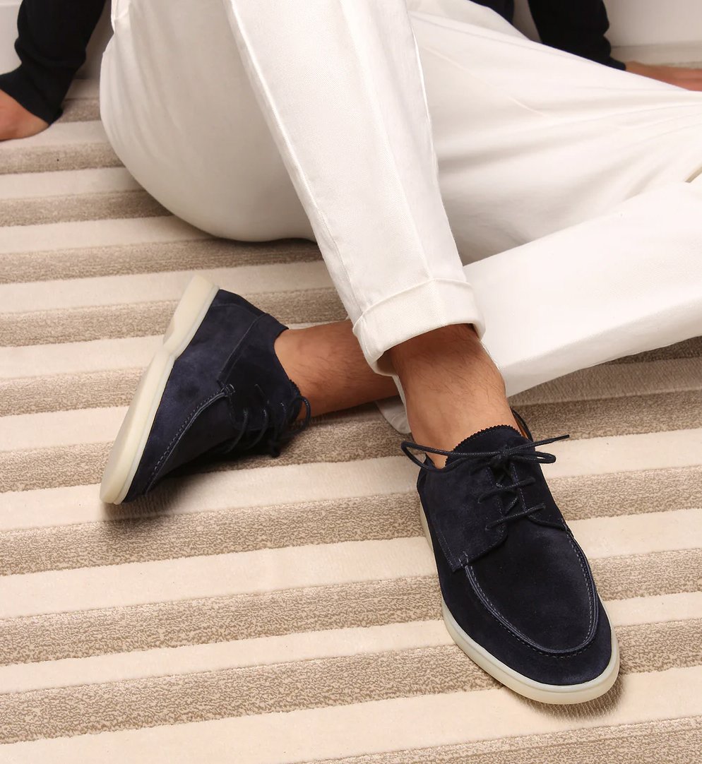 Elegante Herren Leder Slipper Schuhe - IdealeKleiden