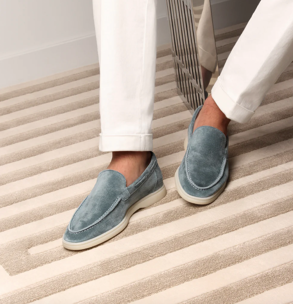 MATEO - Elegante Leder Slipper für Herren - IdealeKleiden