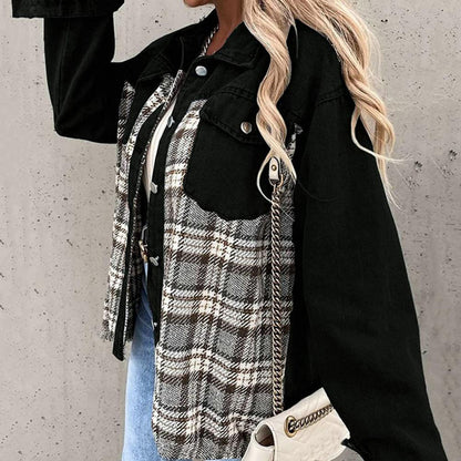 Stylische Frauen Herbstjacke Modern - IdealeKleiden