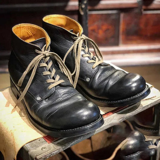 Ökologische Herrenstiefel Nachhaltig Leder - IdealeKleiden