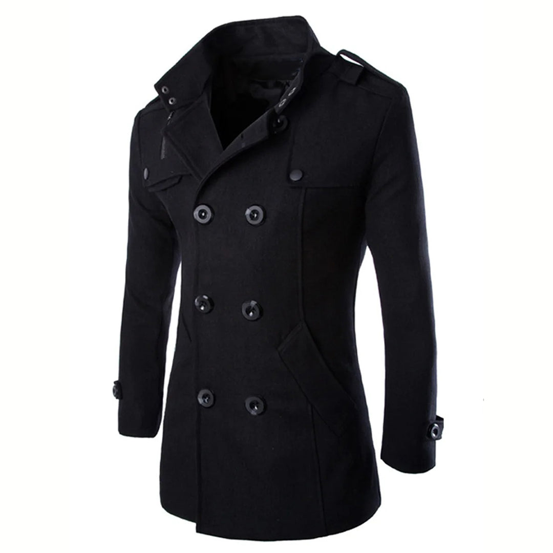 Elegante Damenjacke Wolle Taillierte Form - IdealeKleiden