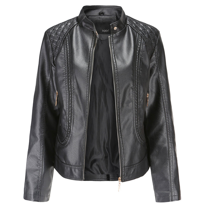 Lederjacke Herren Bikerjacke Herbst Stil