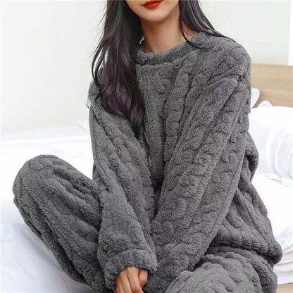Rosa Pyjama Set Damen Bequem - IdealeKleiden