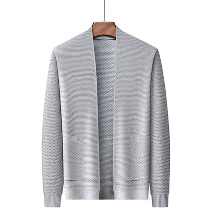 Herren Blazer Offen Strick Style