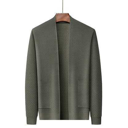 Herren Blazer Offen Strick Style