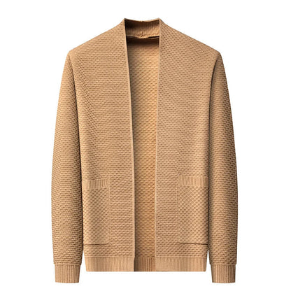 Herren Blazer Offen Strick Style