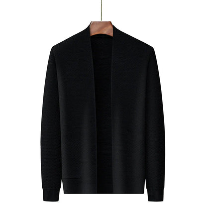 Herren Blazer Offen Strick Style