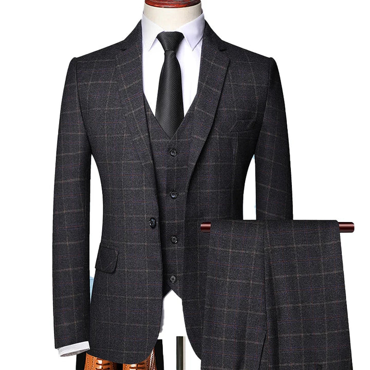 Herren Anzug 3-teilig Elegant Modern