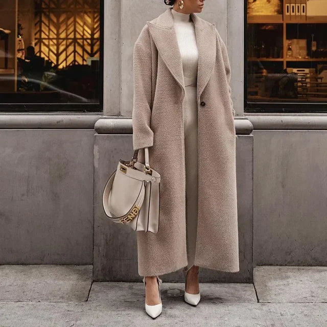 Damen Wintermantel Große Größen Lässiger Style