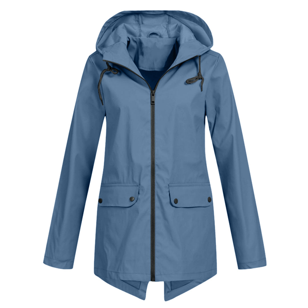 Kapuzenjacke Frauen Leicht Lässig Herbst Winter