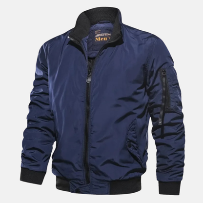 Herren Bomberjacke Winddicht Sportlich