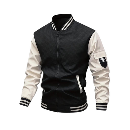 Herren Bomberjacke Reißverschluss Herbst Style