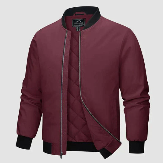 Winter-Bomberjacke Herren Reißverschluss Steppjacke - IdealeKleiden