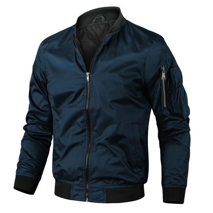 Herren Bomberjacke Lässig Vintage Style
