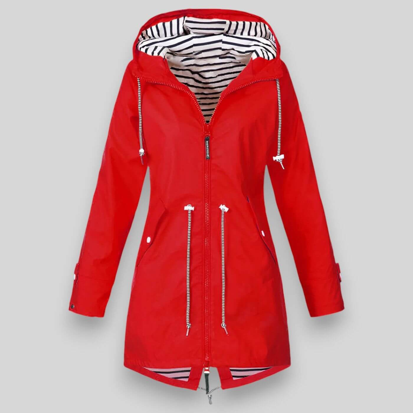 Damen Regenjacke Wasserdicht Elegant Style