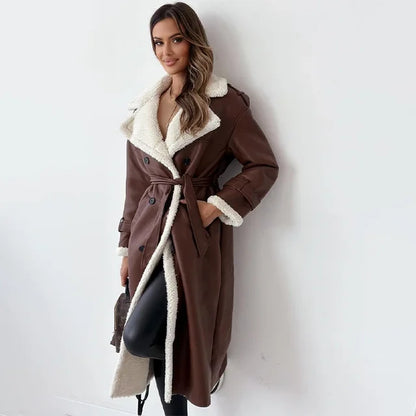 Stylische Damenjacke Lang
