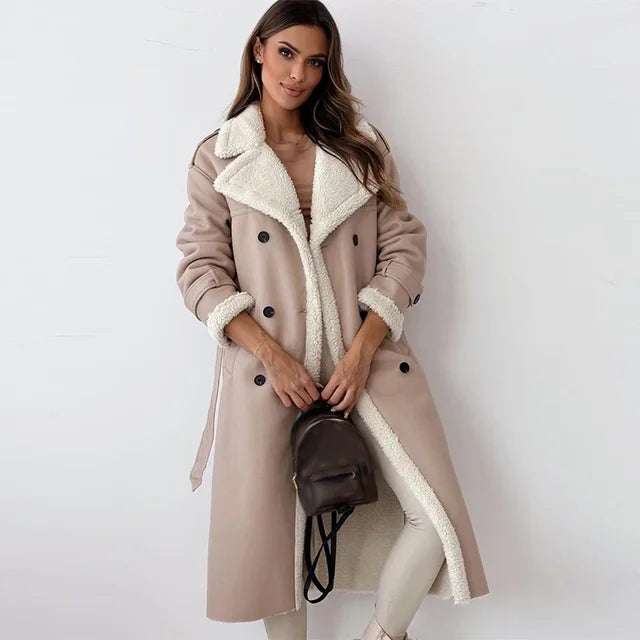 Stylische Damenjacke Lang