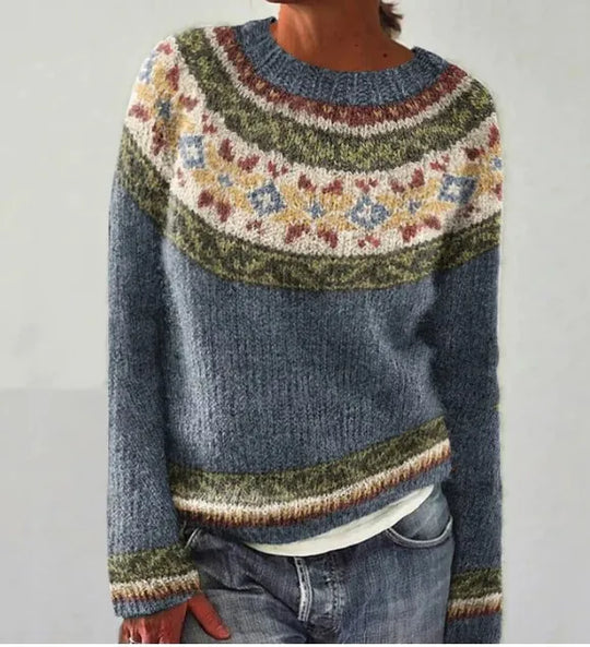 Herbstpullover Retro Style