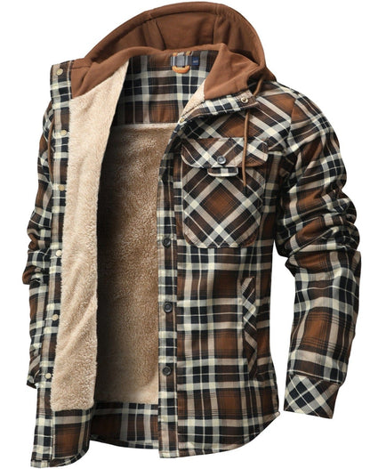 Robuste Outdoor-Jacke Woodland-Design