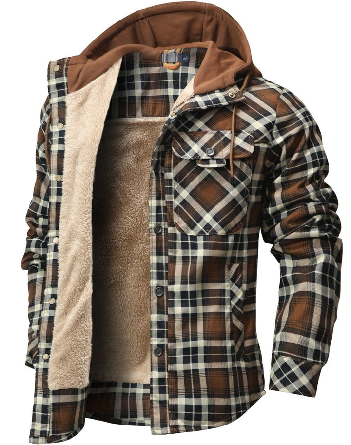 Robuste Outdoor-Jacke Woodland-Design