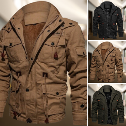 Herren Winterjacke Warm Gefüttert
