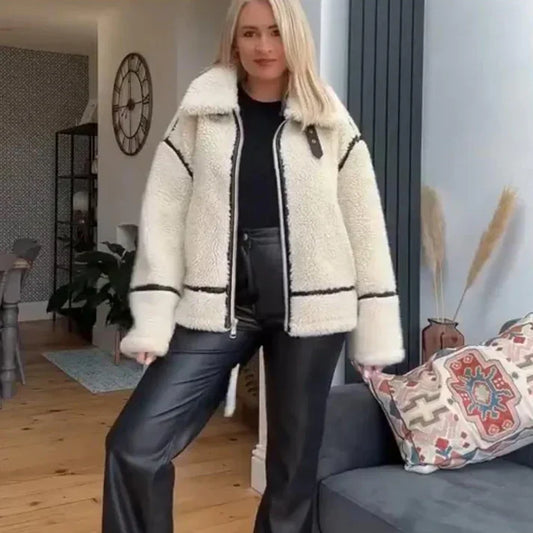 Luxus Kurzjacke aus Merinowolle - IdealeKleiden