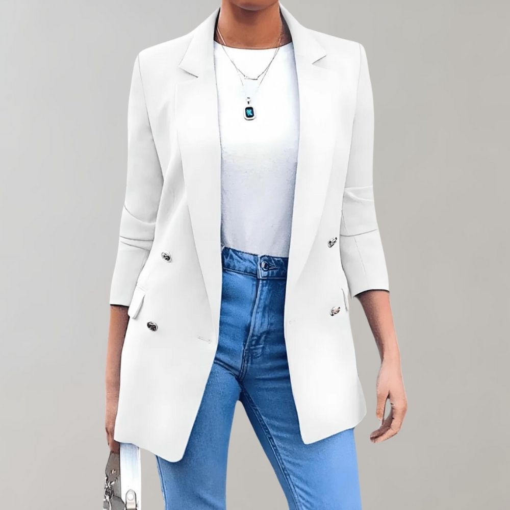 Elegante Damenjacke Lang Modisch
