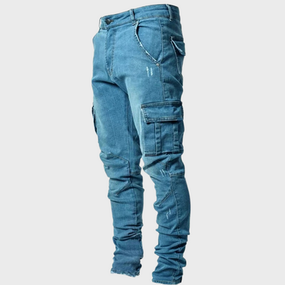 Bequeme Herren Jeans Stretch Freizeit Hose