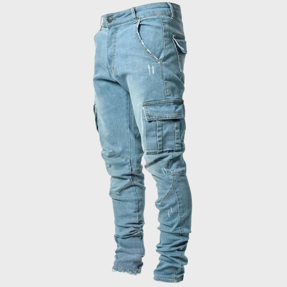 Bequeme Herren Jeans Stretch Freizeit Hose
