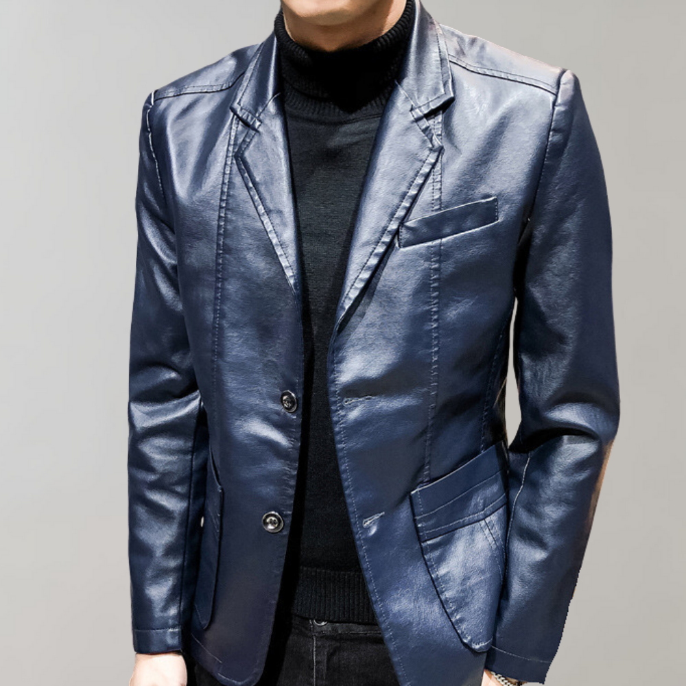 Herren Blazer Jacke Elegant Slim Fit
