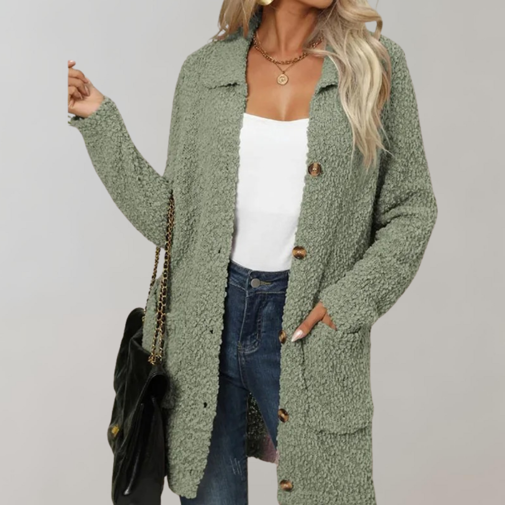 Damen Cardigan Bequem Elegantes Design