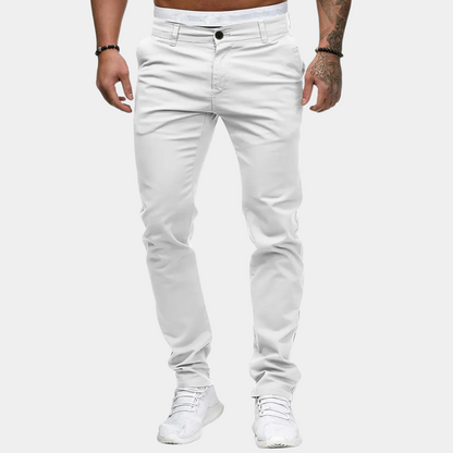 Damenkleid Slim Fit Baumwolle Lang