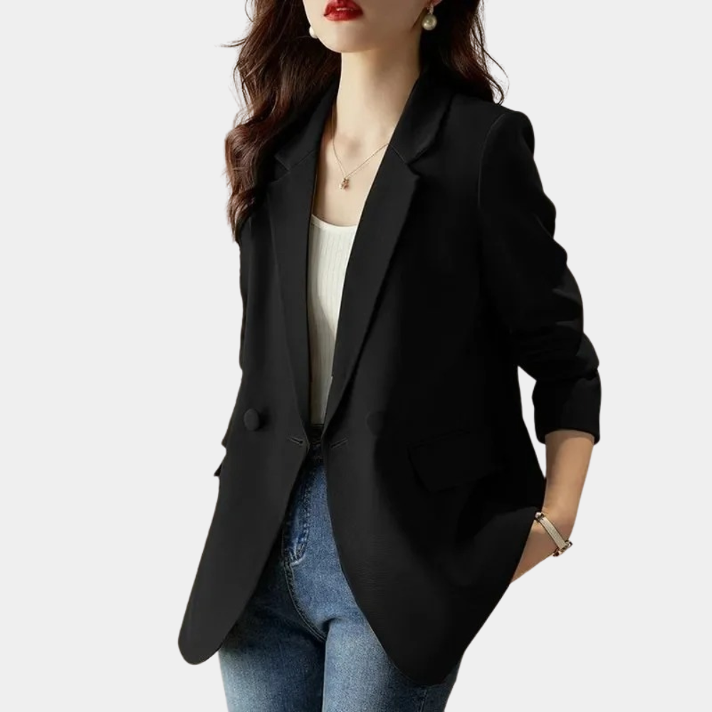 Elegante Damenblazer Herbst Modell - IdealeKleiden