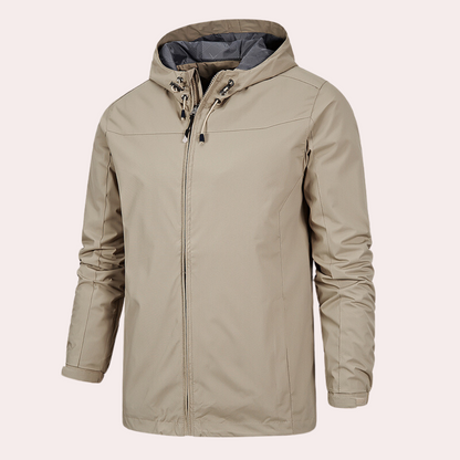 Herren Windbreaker Kapuzenjacke Wasserfest Modern