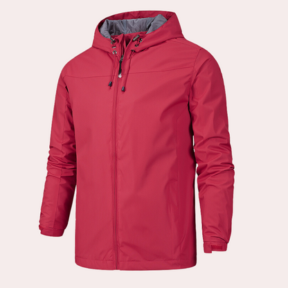 Herren Windbreaker Kapuzenjacke Wasserfest Modern