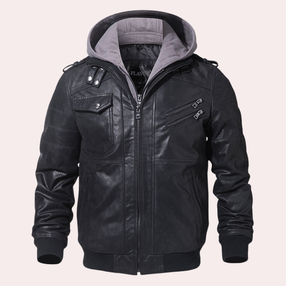 Herren Parka Jacke Modern Kapuze