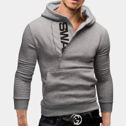 Stylischer Herren-Hoodie Reißverschluss Trendy Design