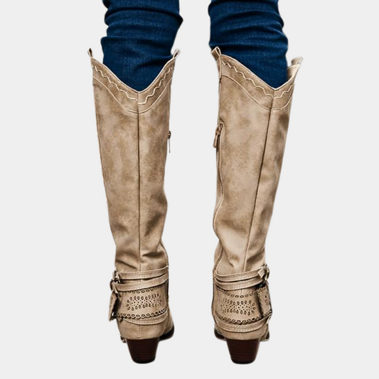 Elegante Damenstiefel Klassisch Schlicht - IdealeKleiden